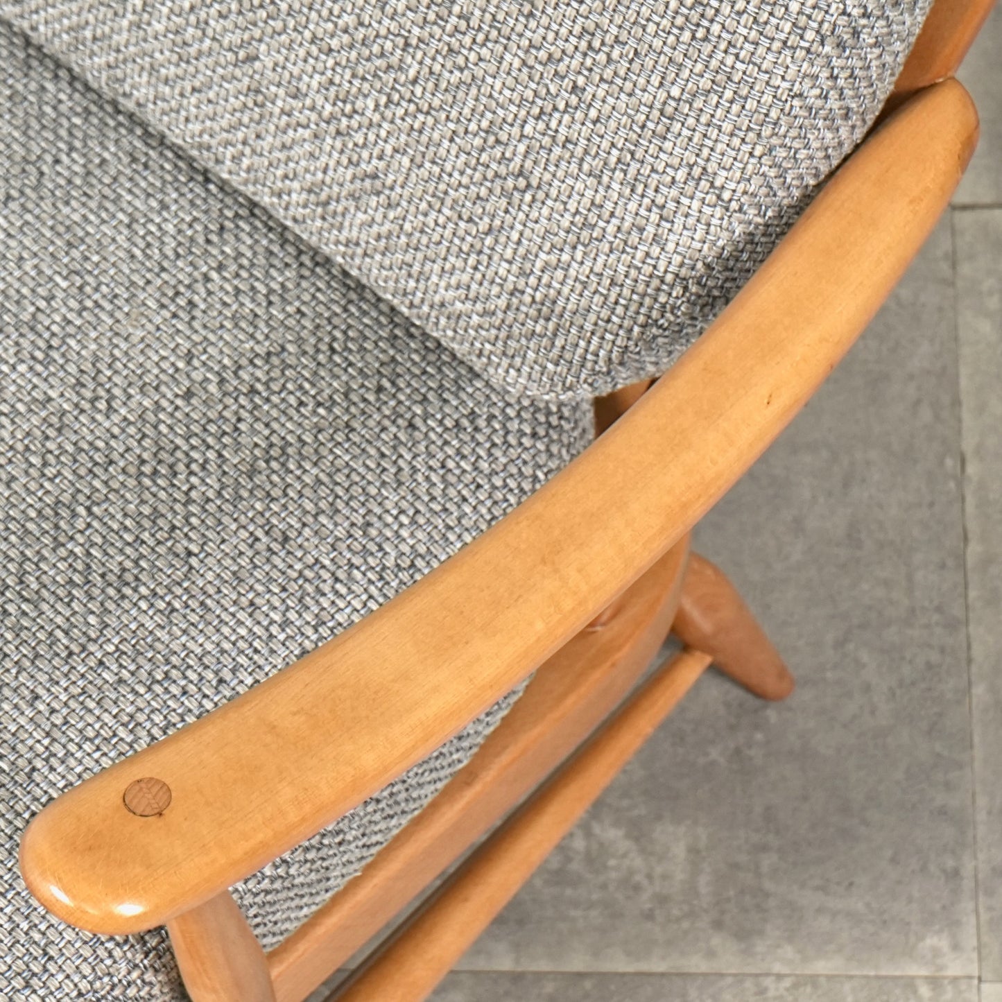 【ERCOL】ヴィンテージ 1Pソファ(イージーチェア)【張替済】