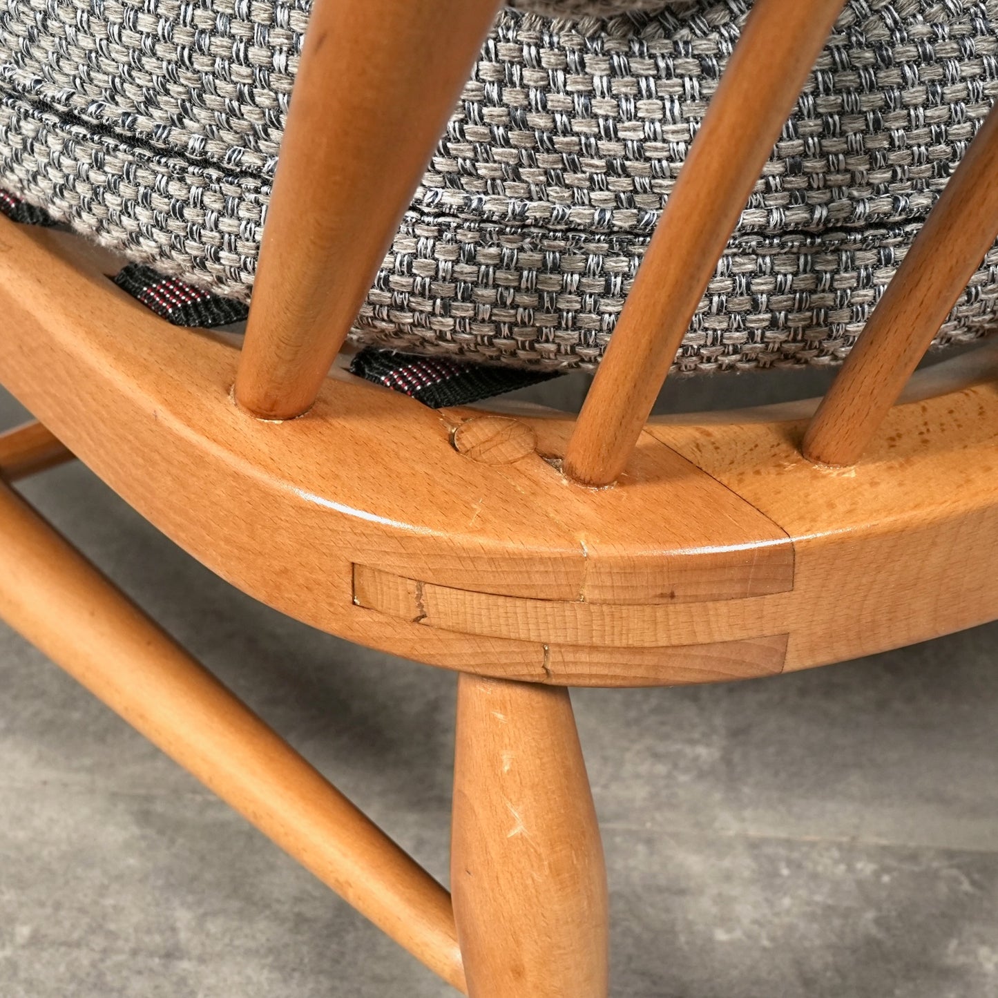 【ERCOL】ヴィンテージ 1Pソファ(イージーチェア)【張替済】