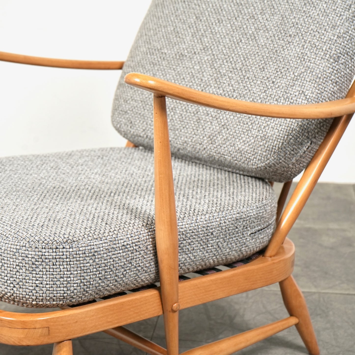 【ERCOL】ヴィンテージ 1Pソファ(イージーチェア)【張替済】