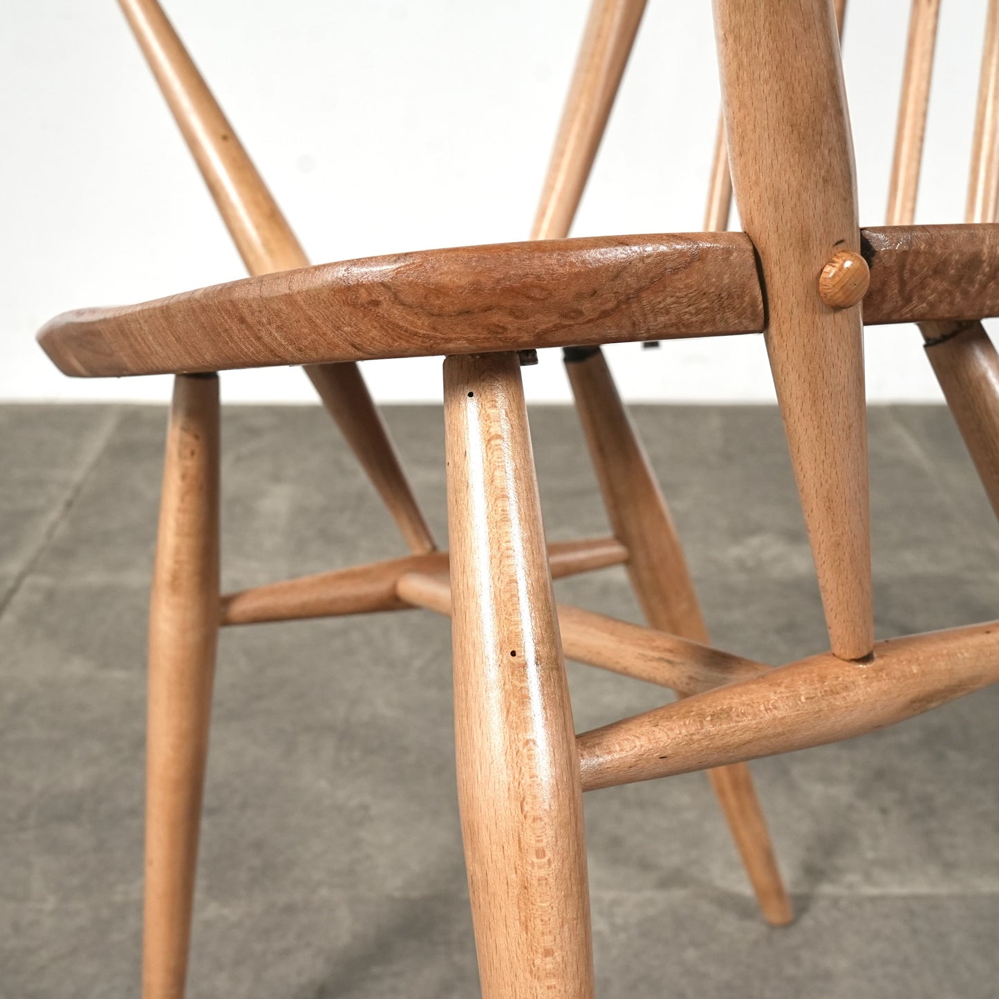 【ERCOL】ヴィンテージ クエーカー アームチェア(メープル)