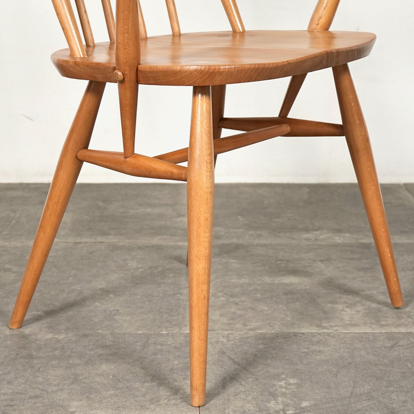 【ERCOL】ヴィンテージ クエーカー アームチェア(メープル)