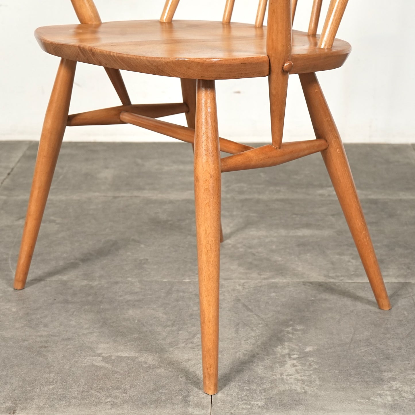 【ERCOL】ヴィンテージ クエーカー アームチェア(メープル)