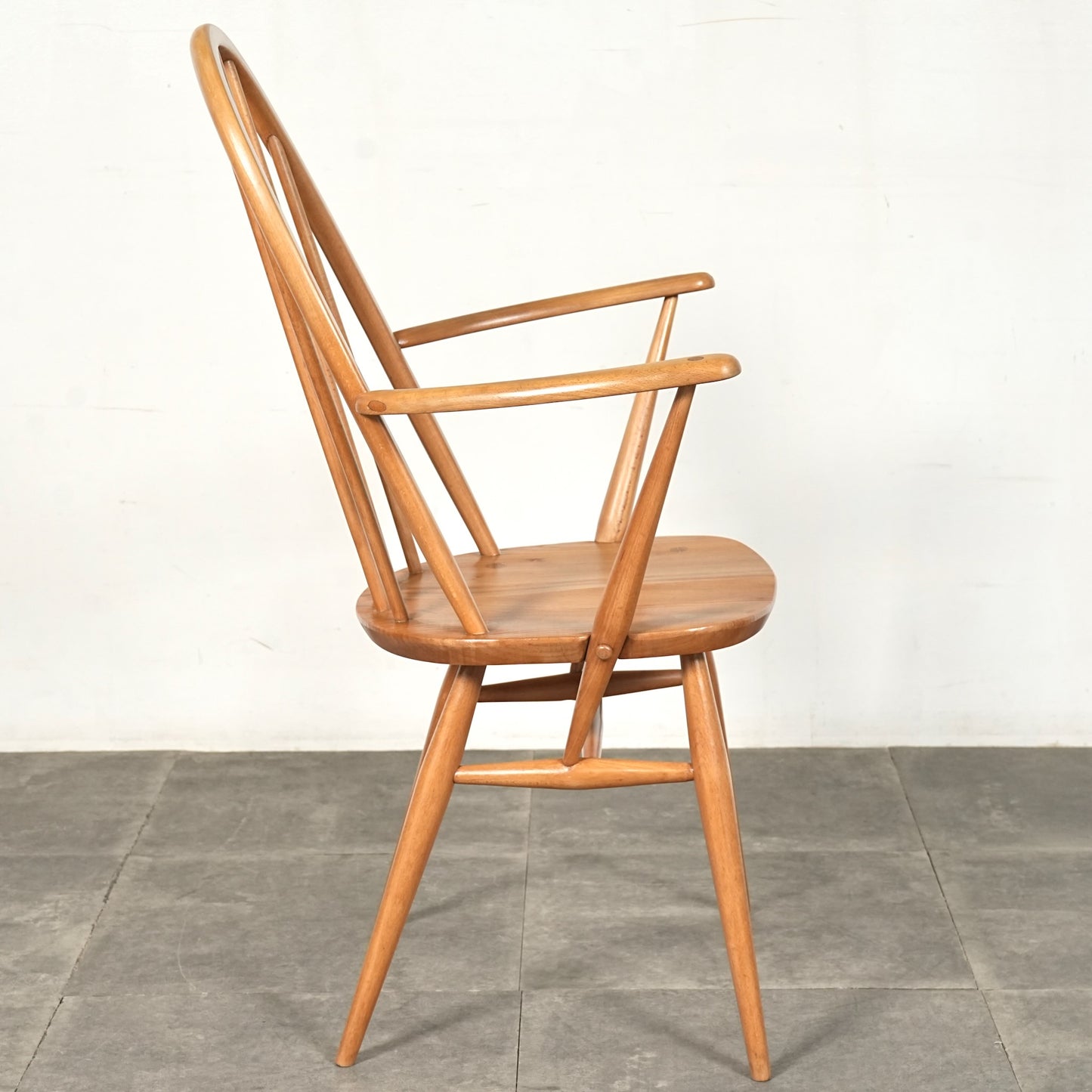 【ERCOL】ヴィンテージ クエーカー アームチェア(メープル)