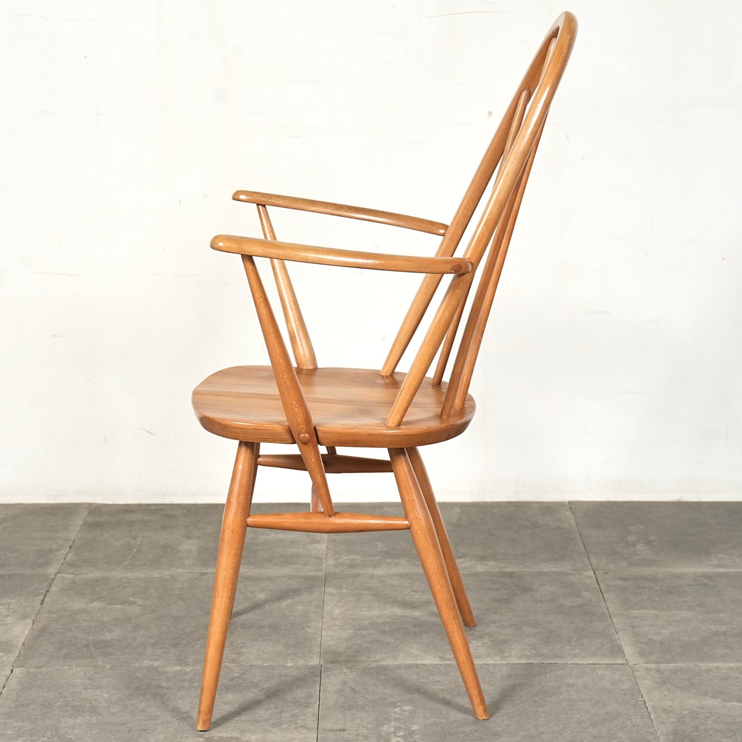 【ERCOL】ヴィンテージ クエーカー アームチェア(メープル)