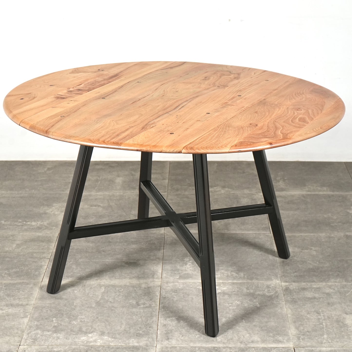 【ERCOL】ヴィンテージ ドロップリーフテーブル(バイカラー)