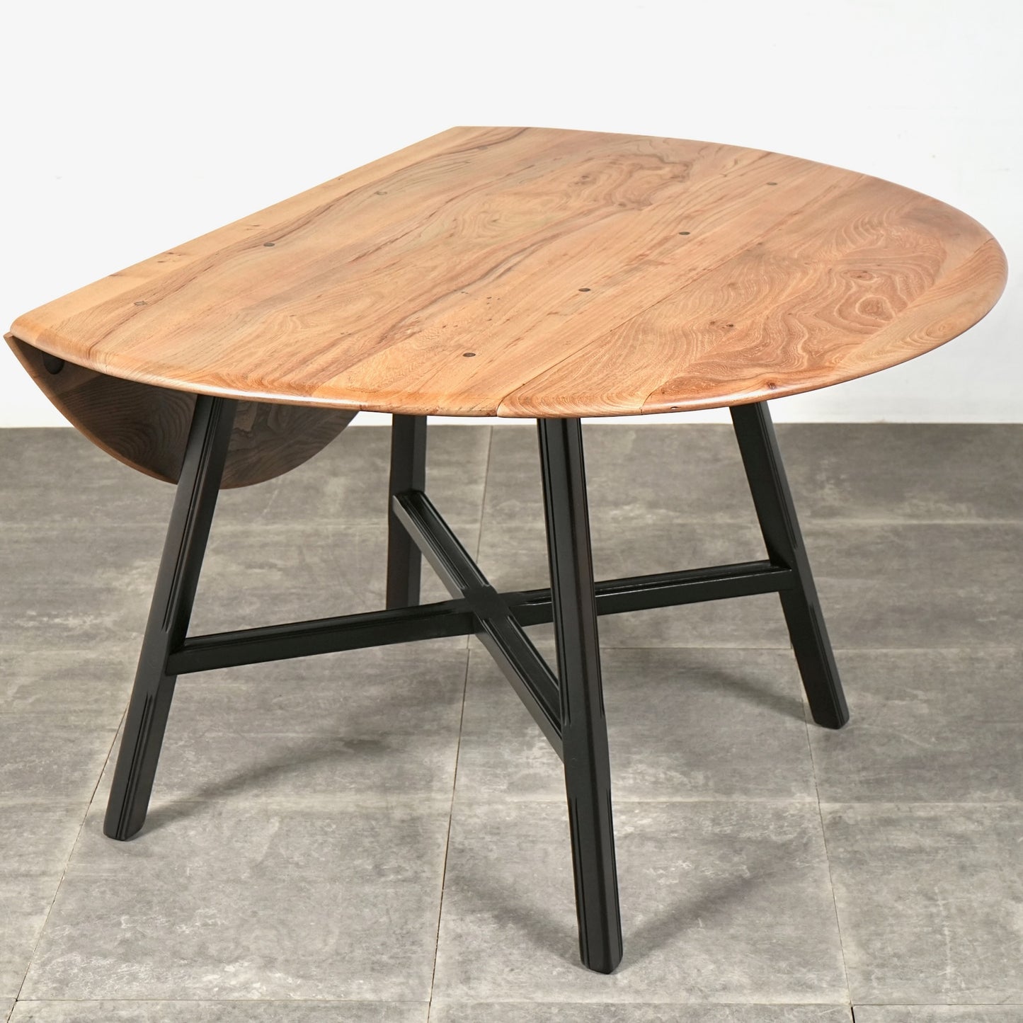 【ERCOL】ヴィンテージ ドロップリーフテーブル(バイカラー)