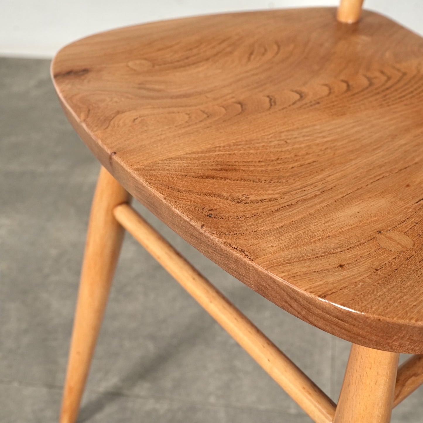 【ERCOL】ヴィンテージ ハイスティックバックチェア(メープル)