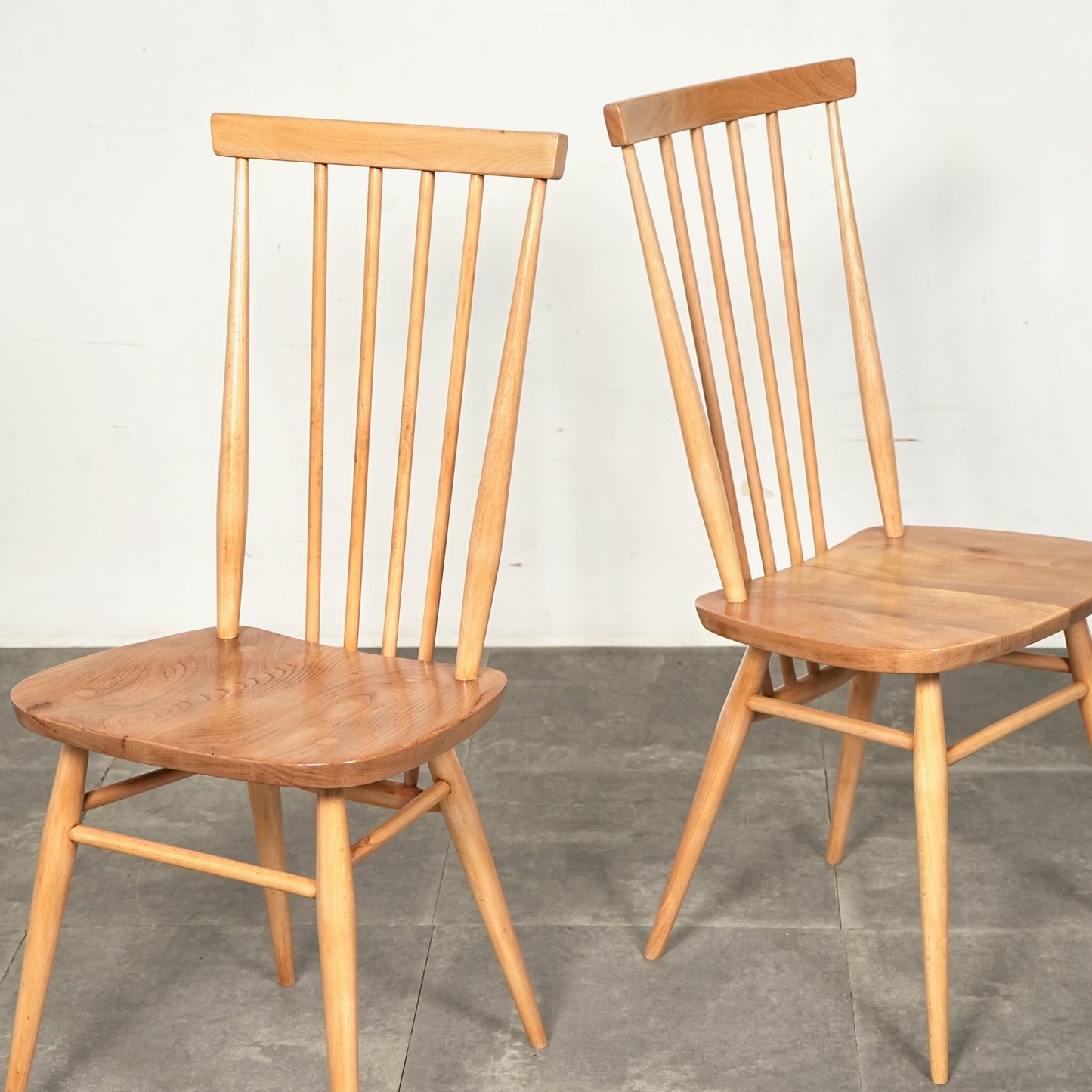 【ERCOL】ヴィンテージ ハイスティックバックチェア(メープル)