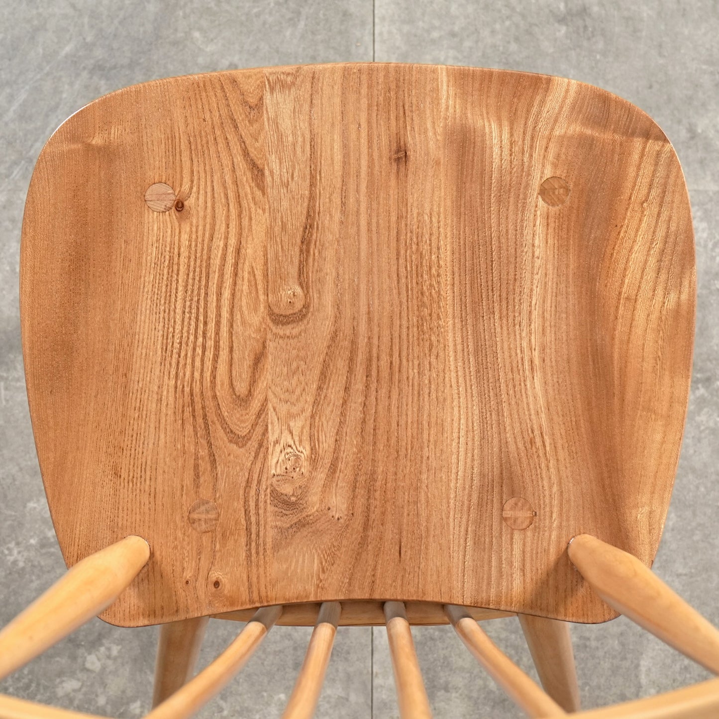 【ERCOL】ヴィンテージ ハイスティックバックチェア(メープル)