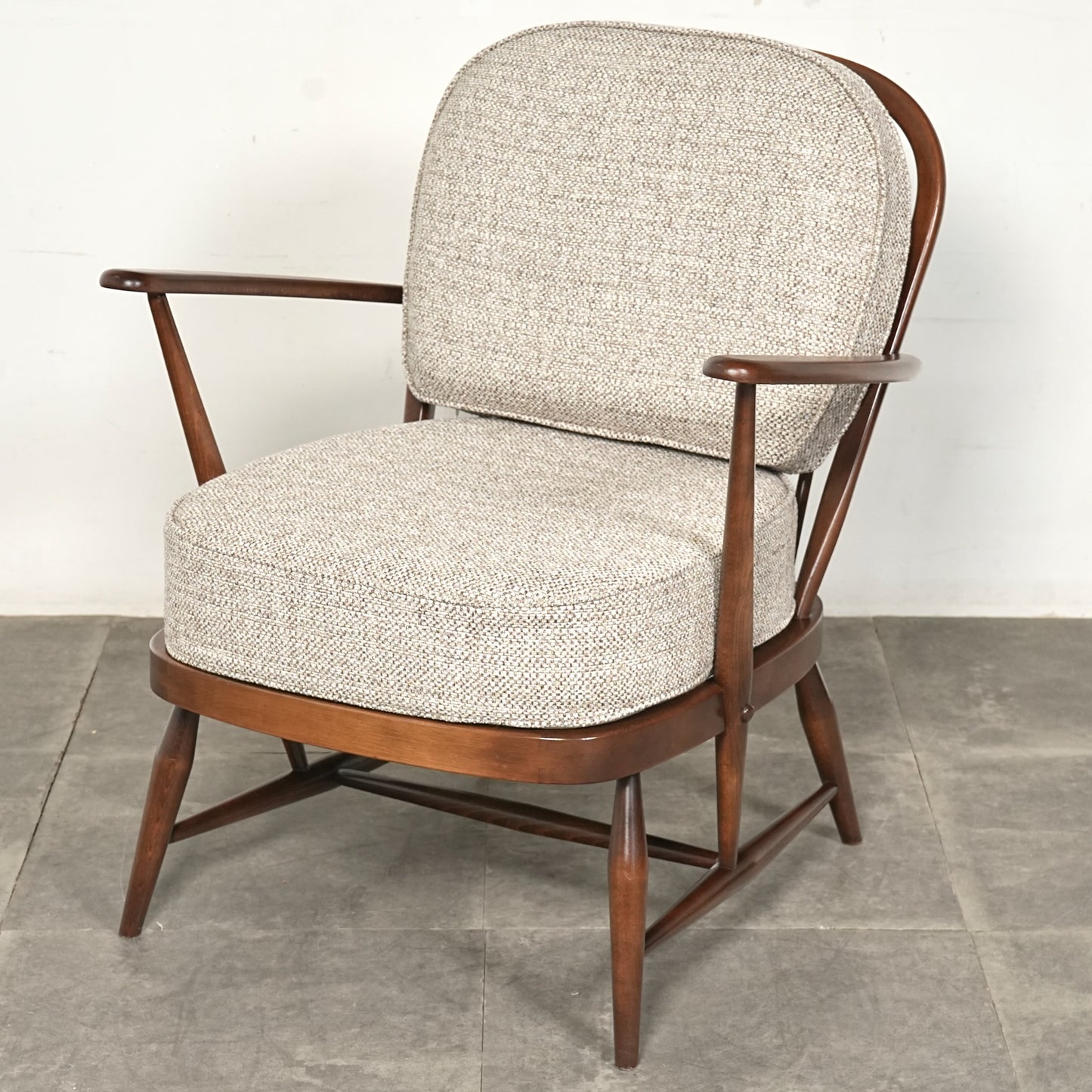 【ERCOL】ヴィンテージ 1Pソファ(イージーチェア)【張替済】