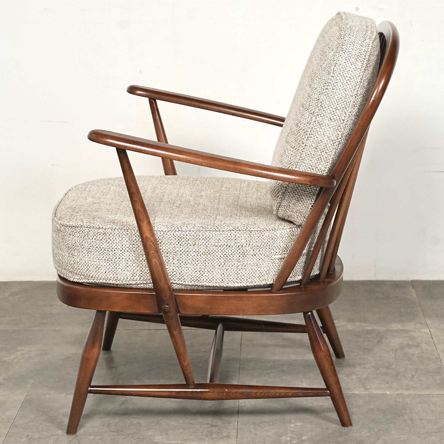 【ERCOL】ヴィンテージ 1Pソファ(イージーチェア)【張替済】
