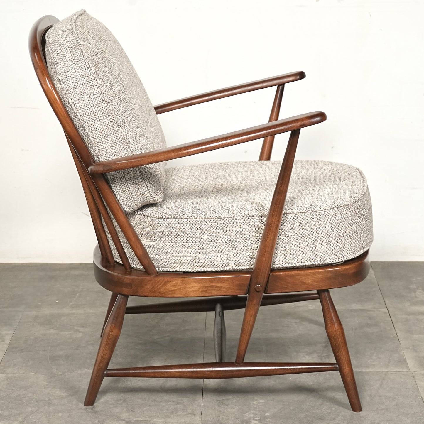 【ERCOL】ヴィンテージ 1Pソファ(イージーチェア)【張替済】
