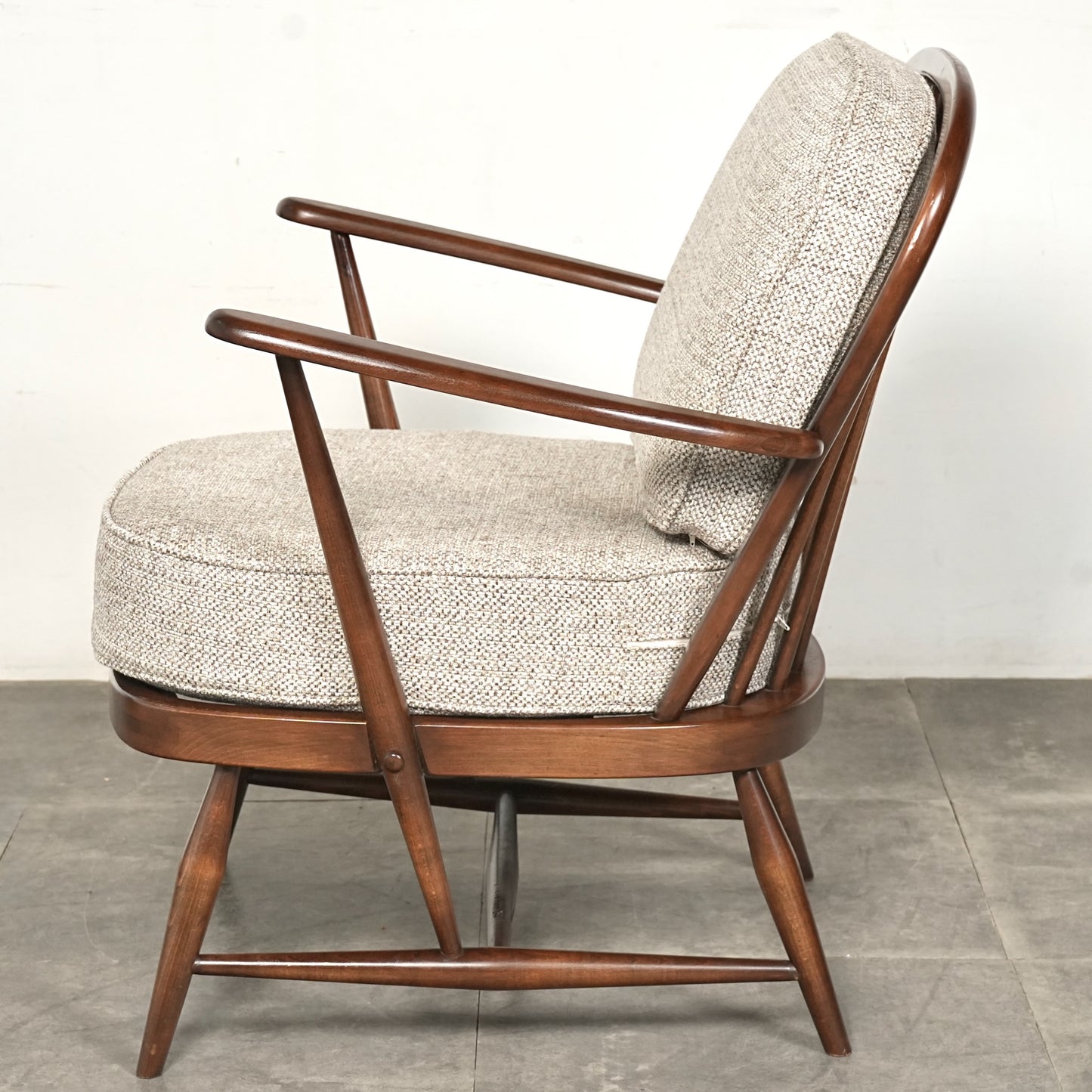 【ERCOL】ヴィンテージ 1Pソファ(イージーチェア)【張替済】