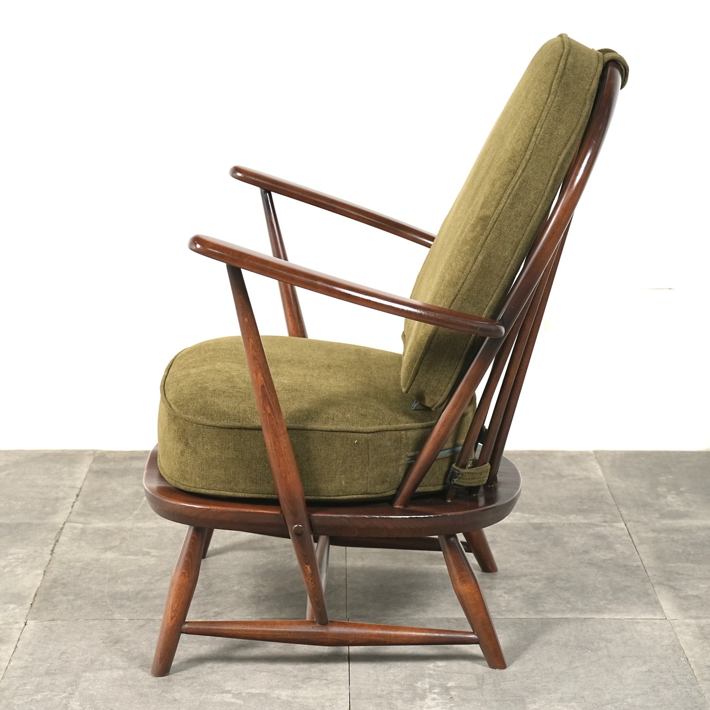 【ERCOL】ヴィンテージ 1Pソファ(イージーチェア)【張替済】