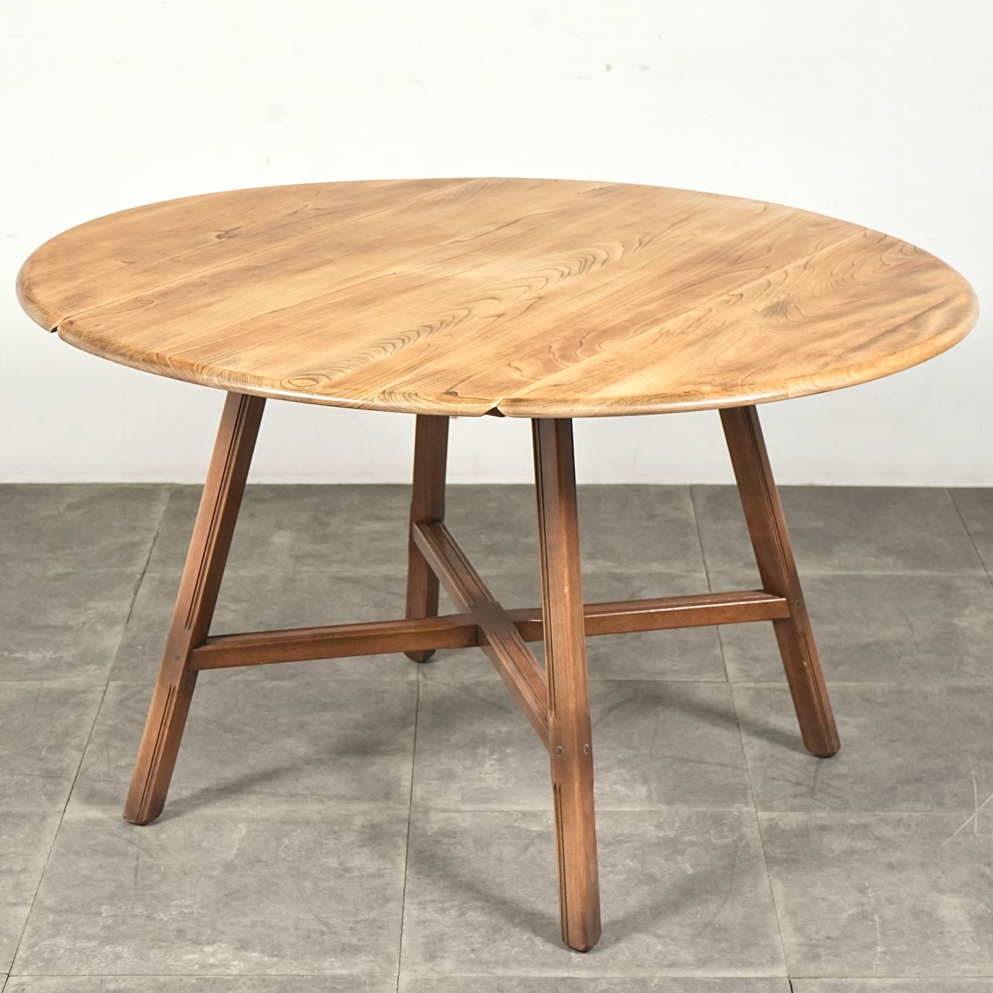 【ERCOL】ヴィンテージ ドロップリーフテーブル(バイカラー)