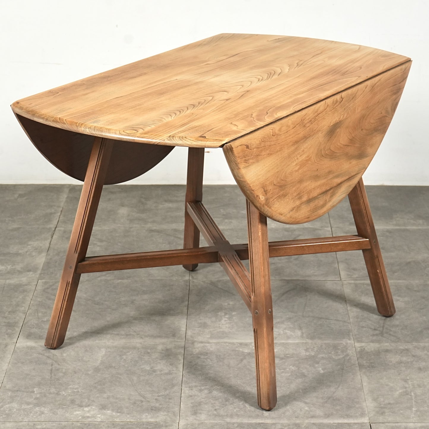 【ERCOL】ヴィンテージ ドロップリーフテーブル(バイカラー)