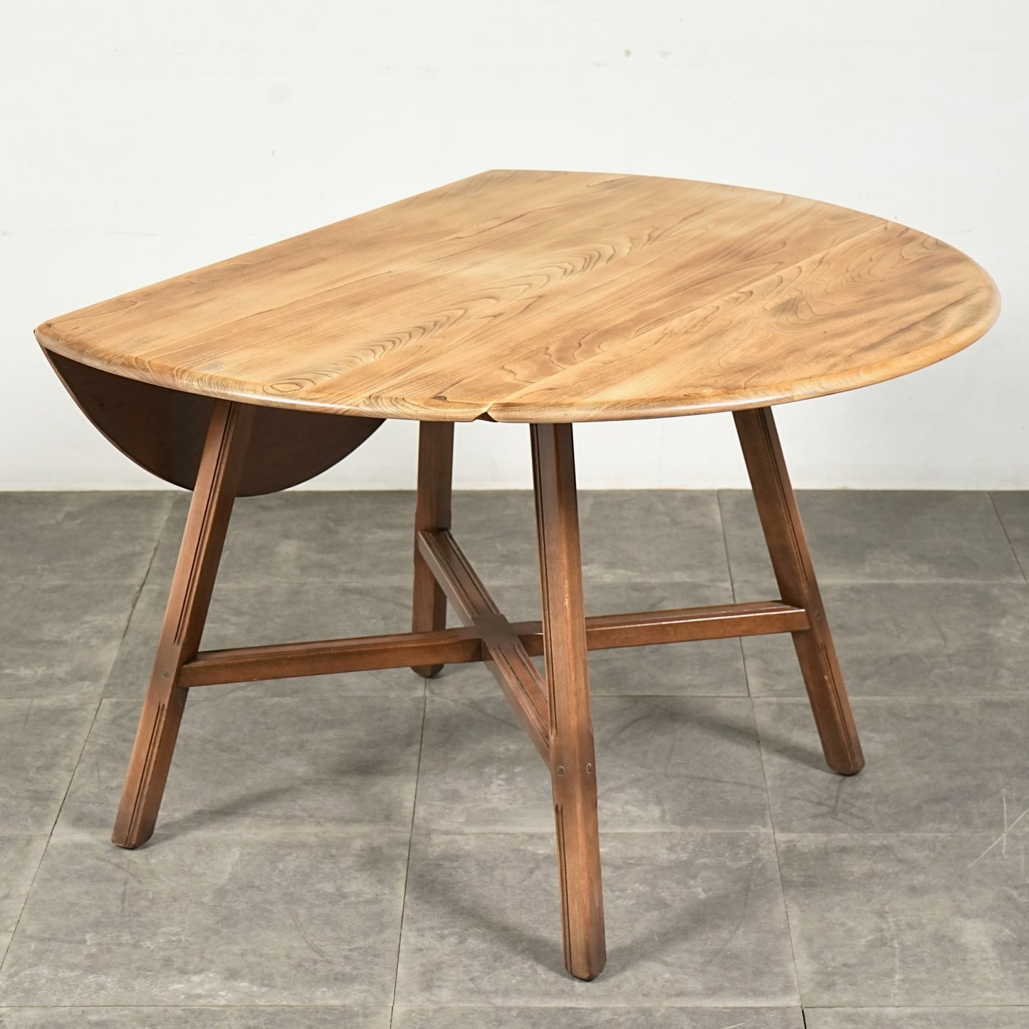 【ERCOL】ヴィンテージ ドロップリーフテーブル(バイカラー)