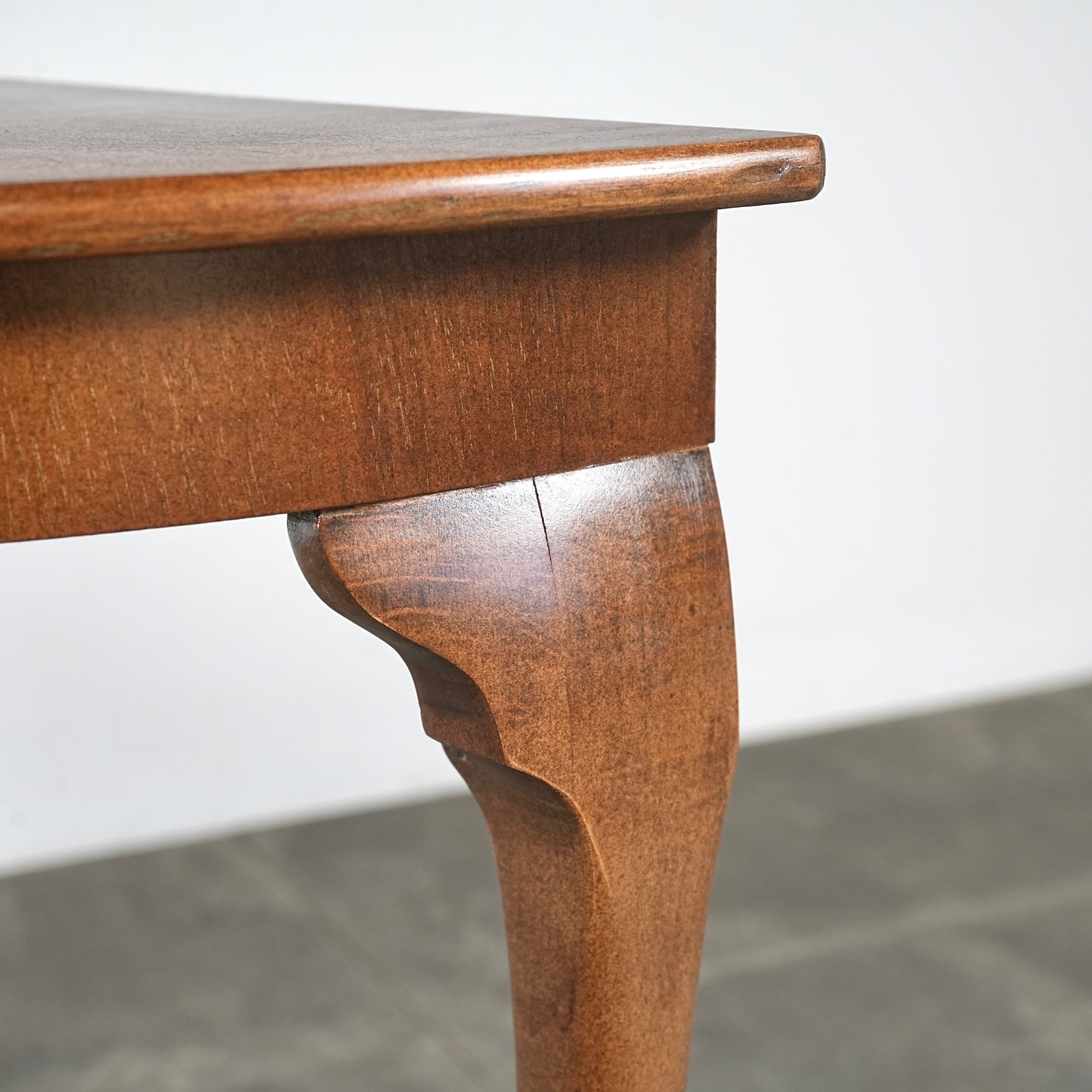 英国ヴィンテージ コンソールテーブル(ハーフムーンテーブル)