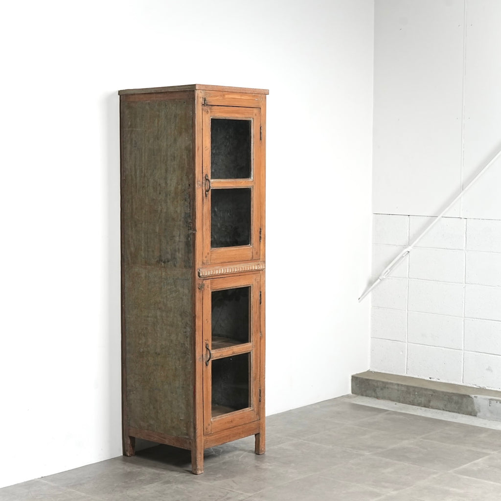 ヴィンテージ ガラスキャビネット