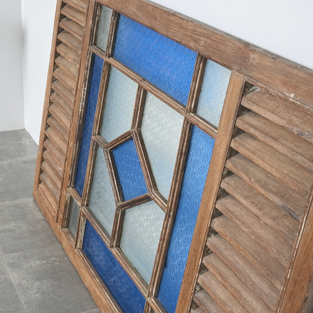 ヴィンテージ ステンドグラス(窓枠)