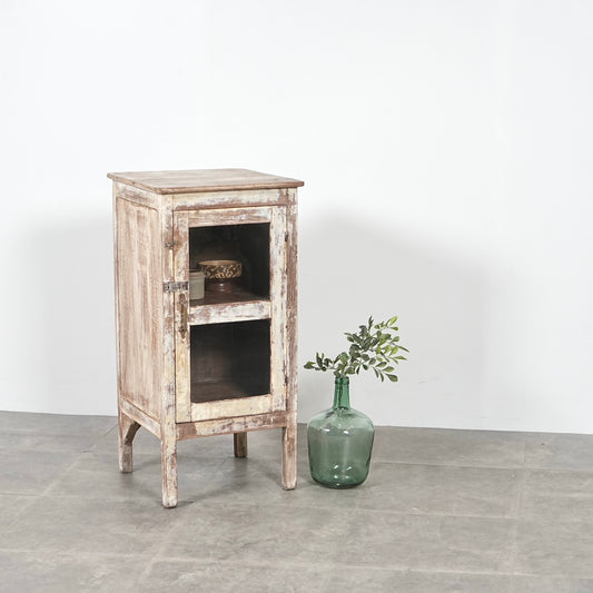 ヴィンテージ ガラスキャビネット