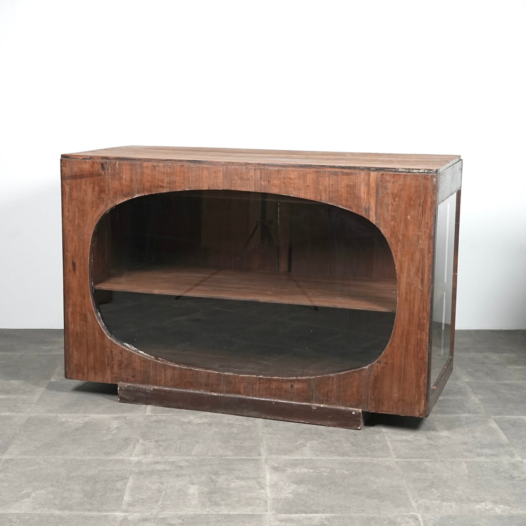 ヴィンテージ ガラスキャビネット/ショップカウンター