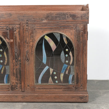 ヴィンテージ ガラスキャビネット