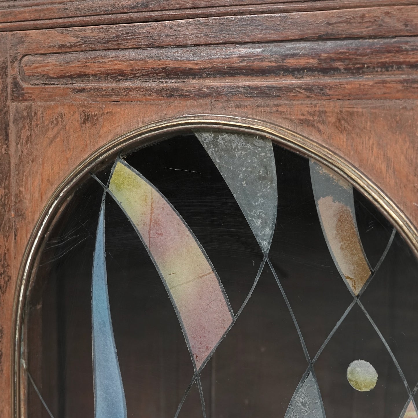 ヴィンテージ ガラスキャビネット