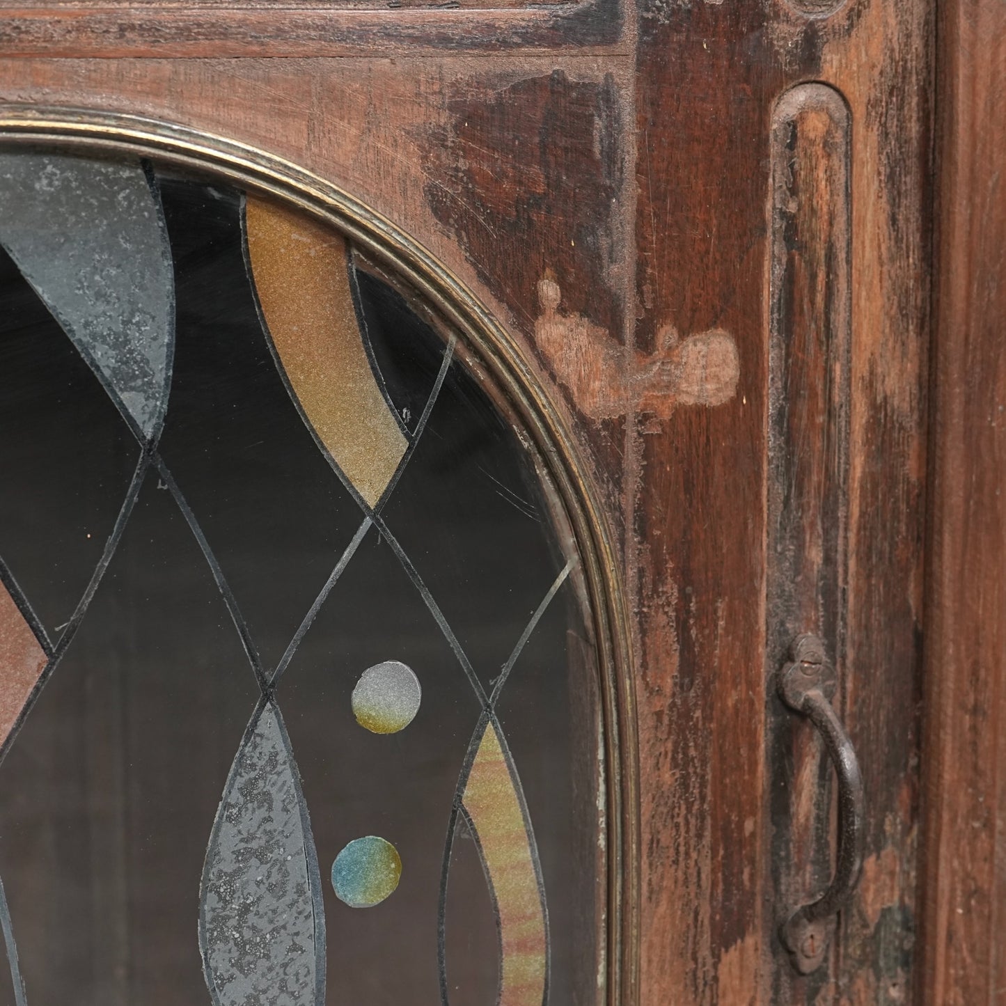 ヴィンテージ ガラスキャビネット