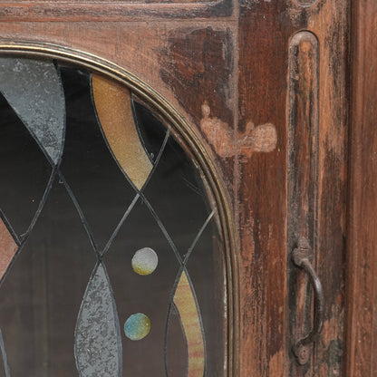 ヴィンテージ ガラスキャビネット