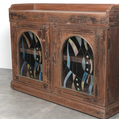 ヴィンテージ ガラスキャビネット