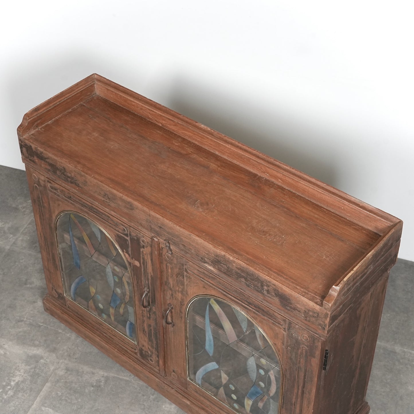 ヴィンテージ ガラスキャビネット