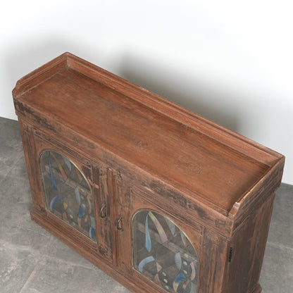 ヴィンテージ ガラスキャビネット