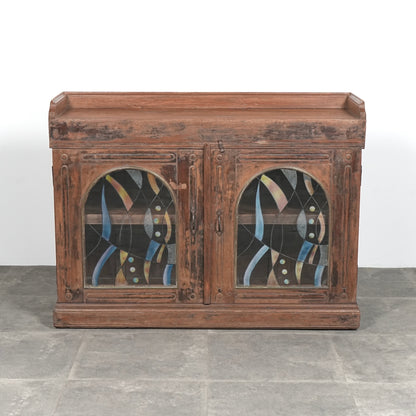 ヴィンテージ ガラスキャビネット