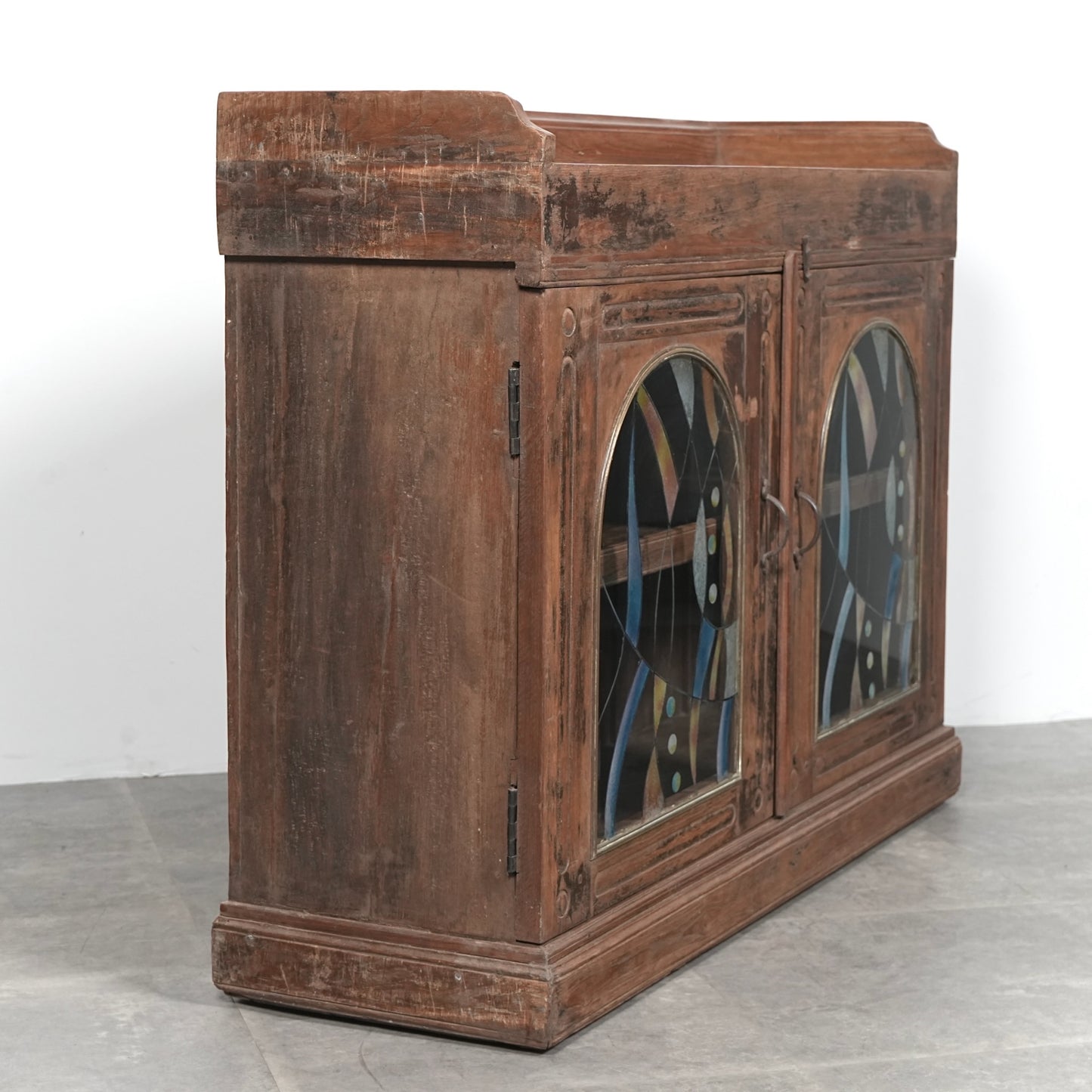 ヴィンテージ ガラスキャビネット