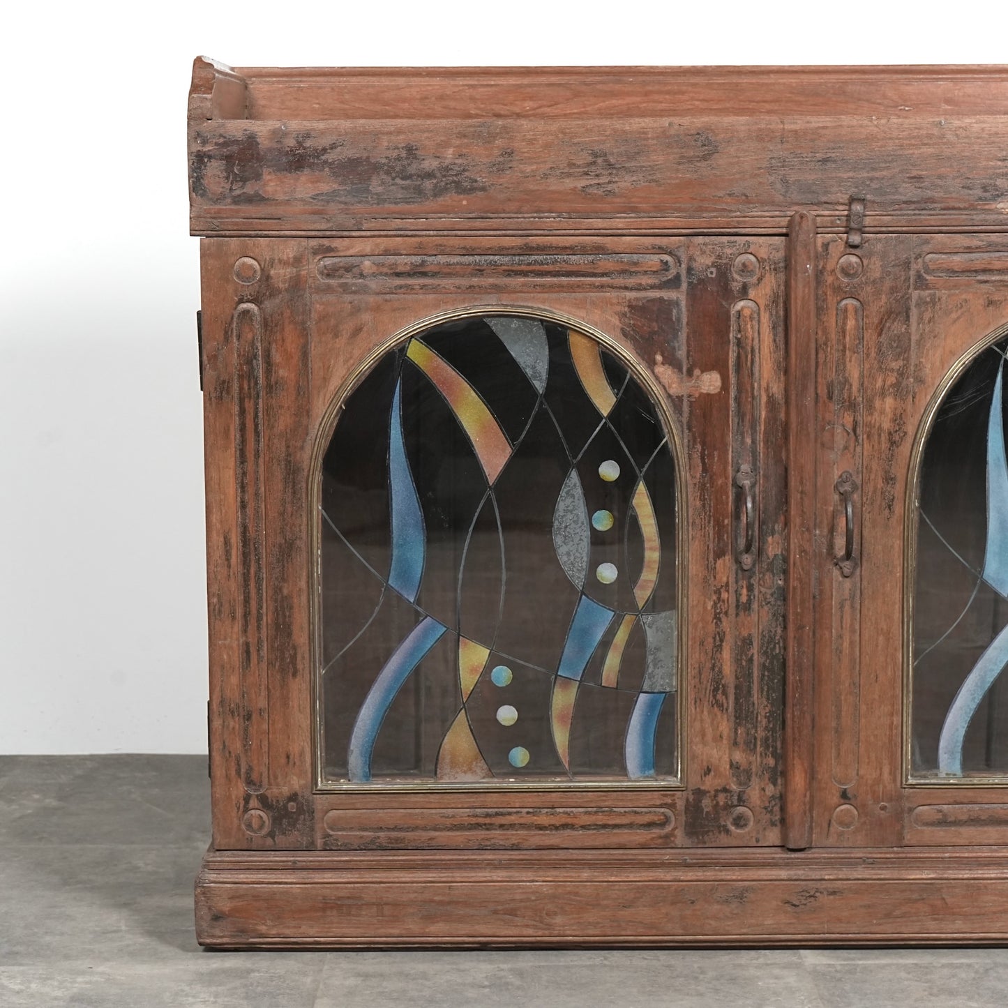 ヴィンテージ ガラスキャビネット