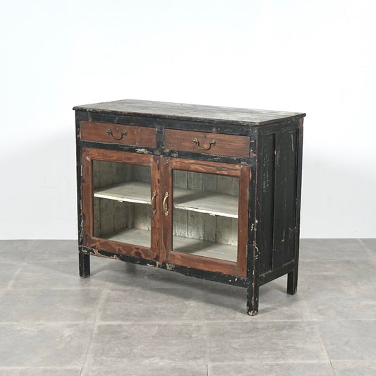 ヴィンテージ ガラスキャビネット