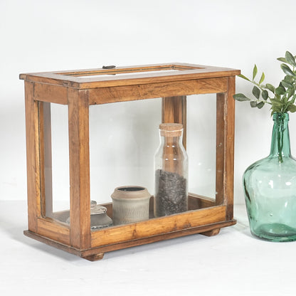 ヴィンテージ ガラス ショーケース