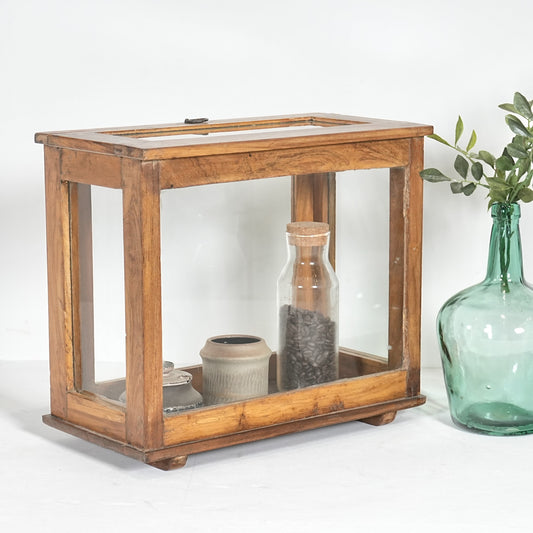 ヴィンテージ ガラス ショーケース