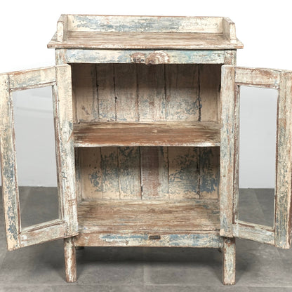 ヴィンテージ ガラスキャビネット