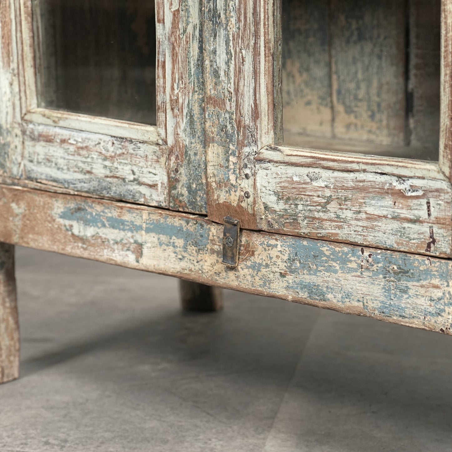 ヴィンテージ ガラスキャビネット