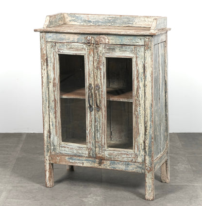 ヴィンテージ ガラスキャビネット