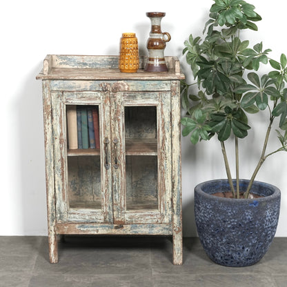 ヴィンテージ ガラスキャビネット