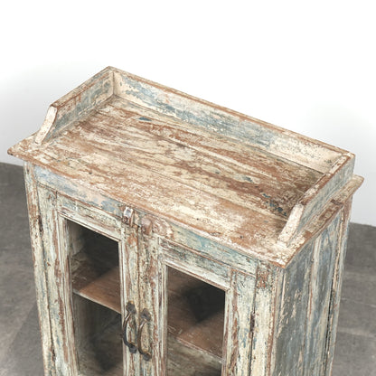 ヴィンテージ ガラスキャビネット