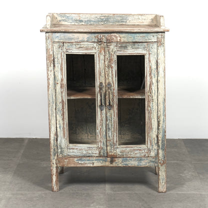 ヴィンテージ ガラスキャビネット