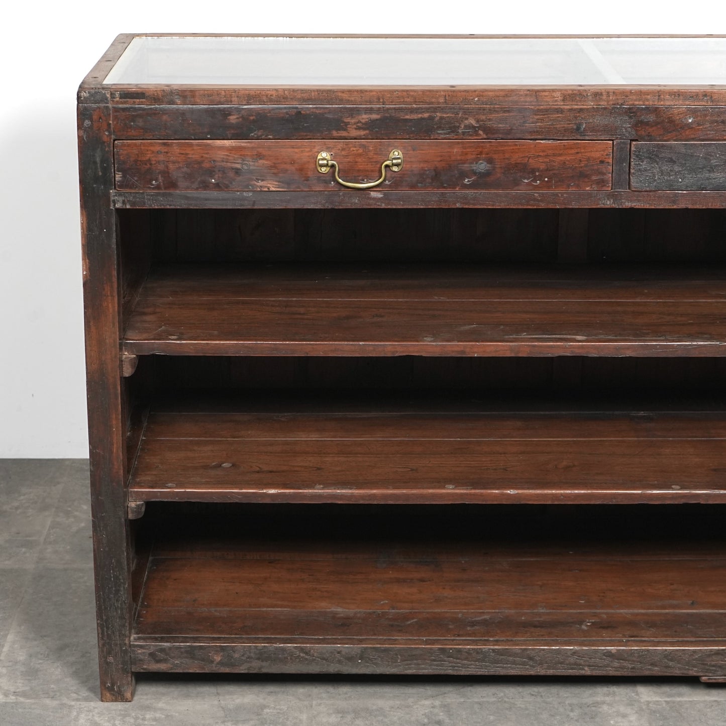 ヴィンテージ ガラスショーケース / ショップカウンター