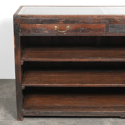 ヴィンテージ ガラスショーケース / ショップカウンター