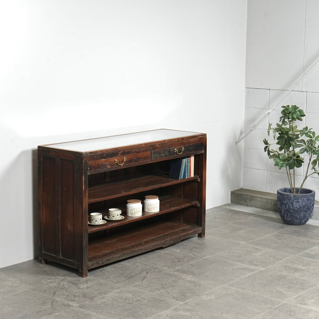 ヴィンテージ ガラスショーケース / ショップカウンター