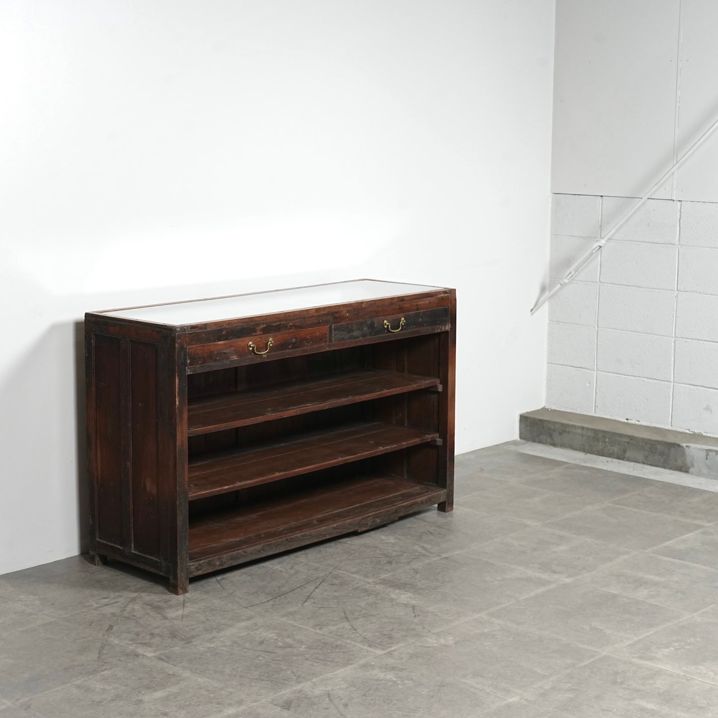 ヴィンテージ ガラスショーケース / ショップカウンター