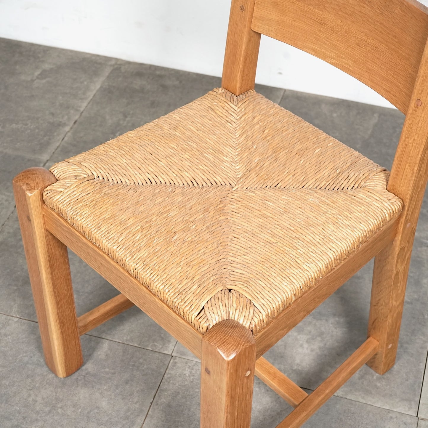 オランダヴィンテージ ラッシュシートチェア